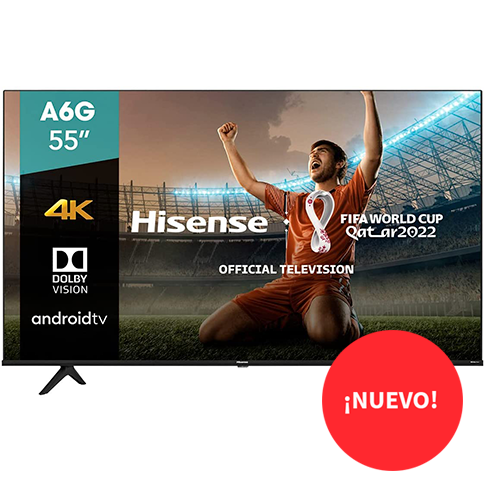 Hisense Pantalla 55" 4K Smart TV